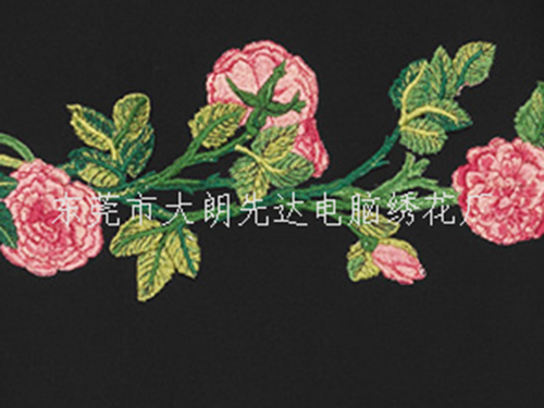 电脑绣花的针法
